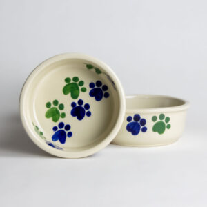 Small Classic Pet Bowl Sets: Cool Walking Paws
