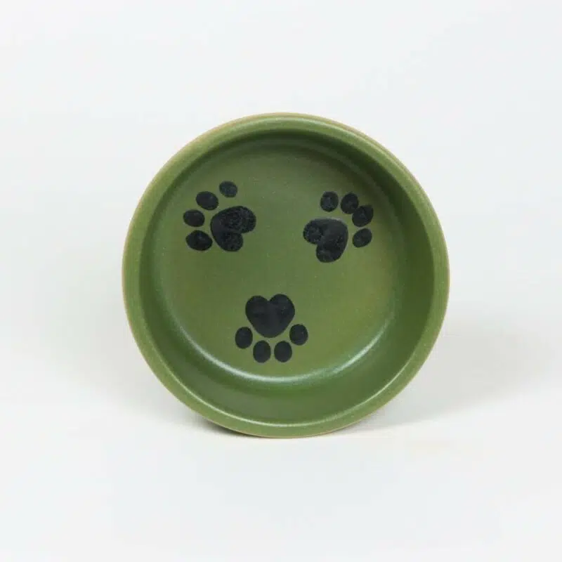 Small Moss Brookline Pet Bowl
