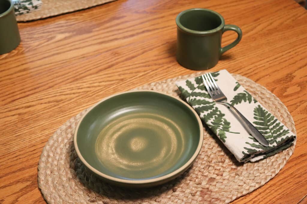 Brookline Dinnerware in Moss