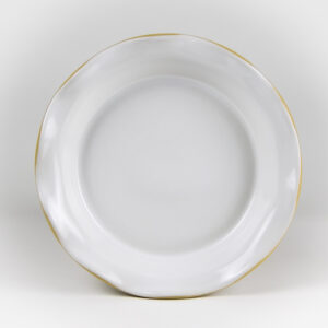 Frilly Pie Plates: Ivory