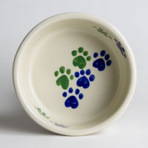 Large Classic Pet Bowls: Cool Walking Paws