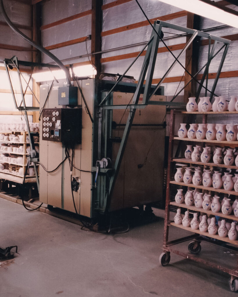 Electric Kilns in Plant circa 1985