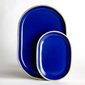Brookline Tray Sets: American Blue