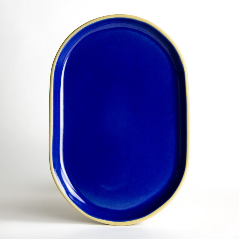 Large American Blue Brookline Tray
