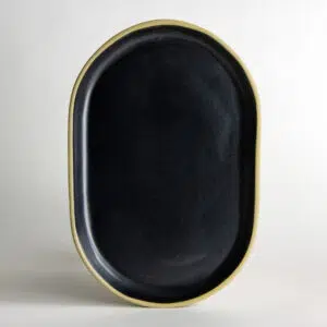 Large Brookline Oval Tray: Blackberry