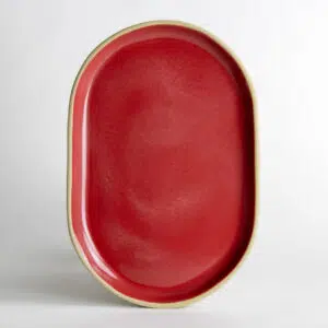 Large Brookline Oval Tray: Cherry