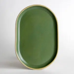 Large Brookline Oval Tray: Moss