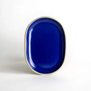 Small Brookline Oval Tray: American Blue