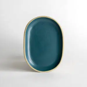 Small Brookline Oval Tray: Baltic