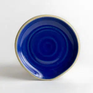 Stoneware Spoon Rest: American Blue