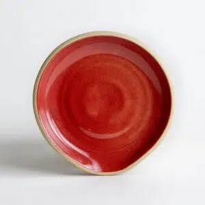 Stoneware Spoon Rest: Cherry