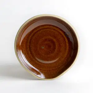 Stoneware Spoon Rest: Copper Clay
