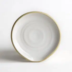 Stoneware Spoon Rest: Ivory