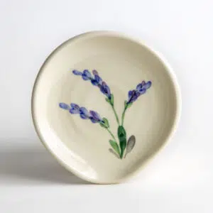 Stoneware Spoon Rest: Lavender