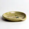 Tuscan Olive Stoneware Spoon Rest Side